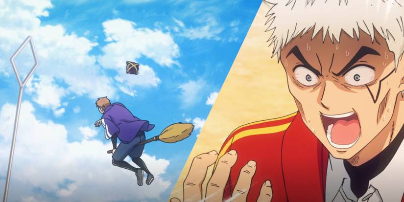 Harry Potter Hogwarts Easter Eggs in Mashle Magic and Muscle Quidditch