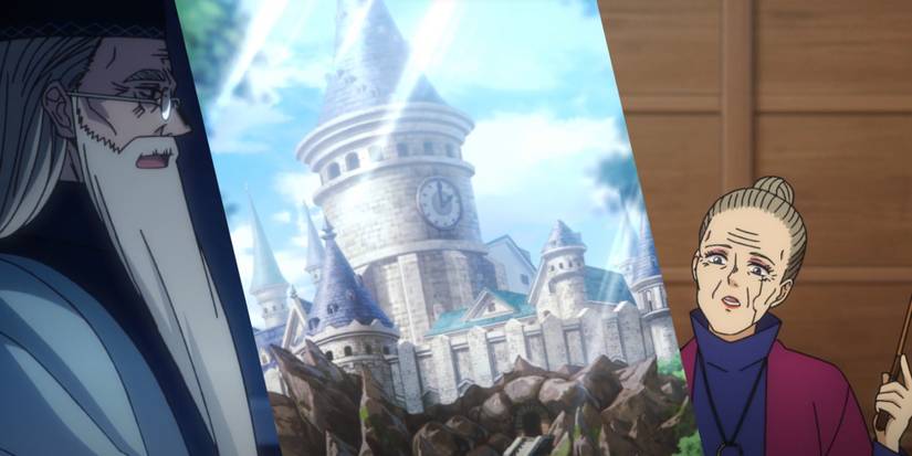 Harry Potter Easter Eggs in Mashle Magic and Muscle Dumbledore, McGonagall and Hogwarts