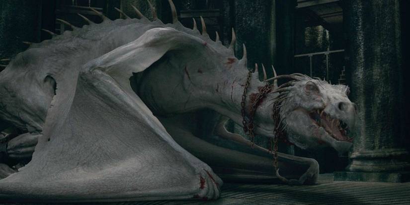 harry potter gringotts dragon