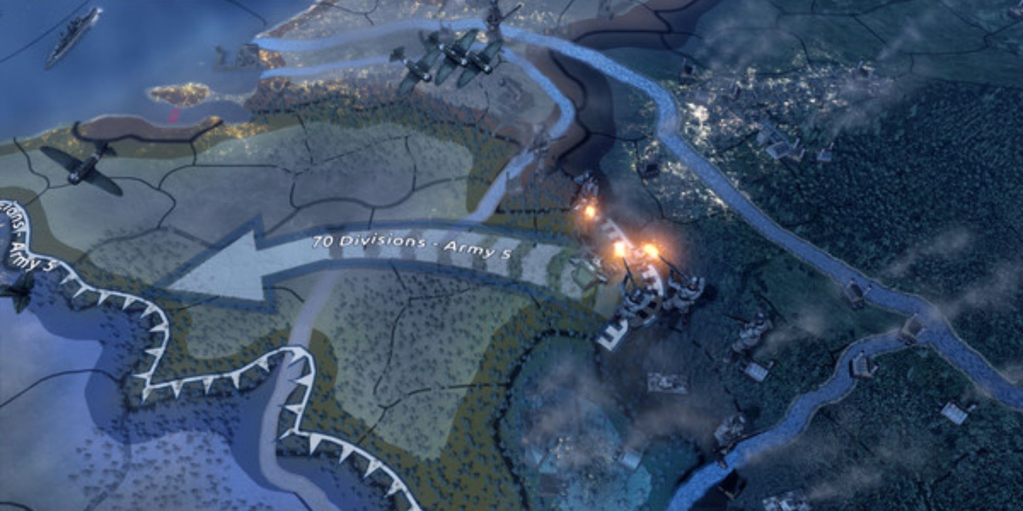 map in Hearts of Iron IV