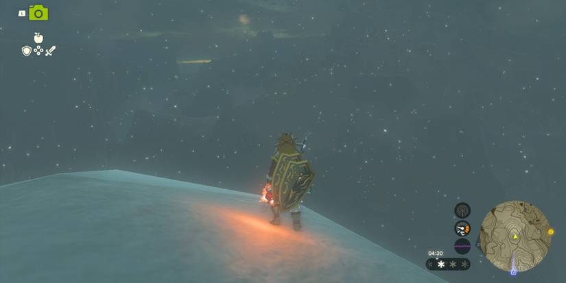 Link in the Hebra Mountains