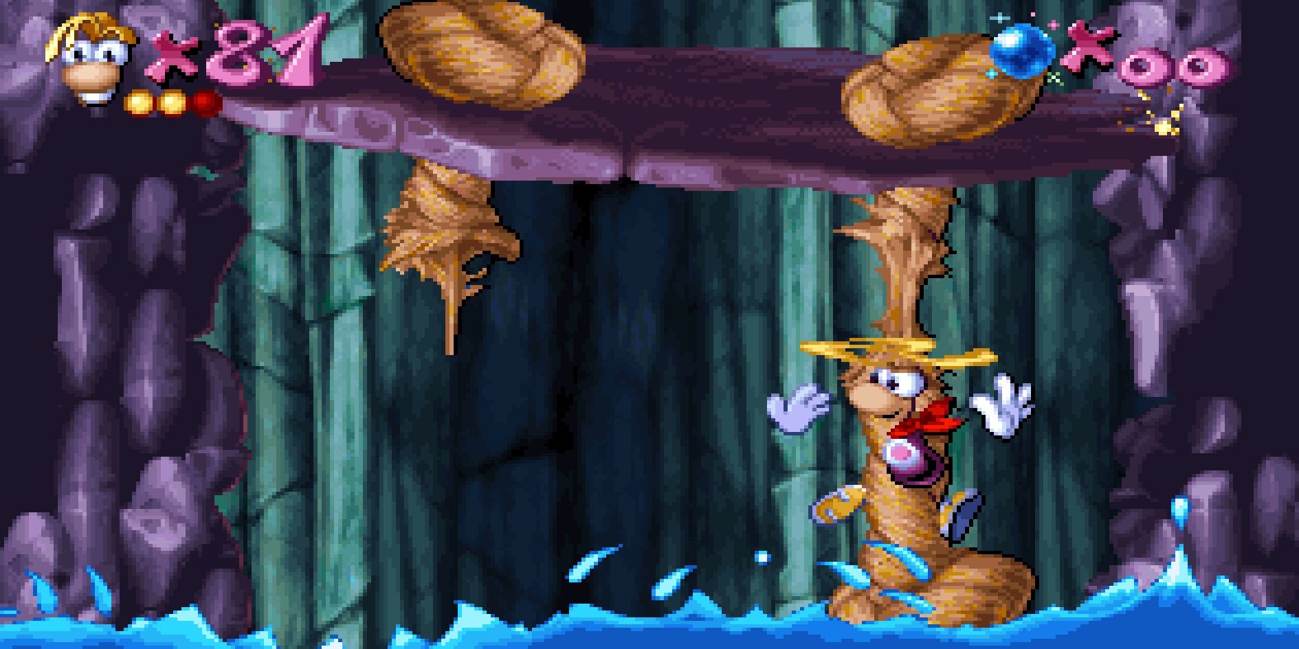 Helicopter hair in Rayman