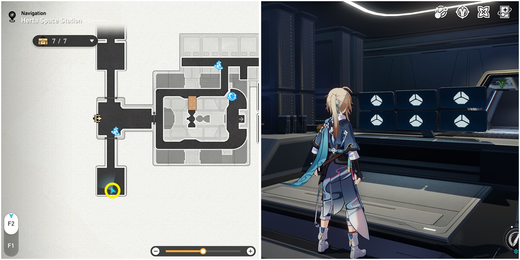 herta space station hidden quest 12 location in honkai star rail