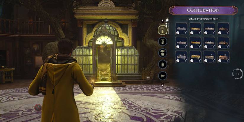 hogwarts legacy potting tables