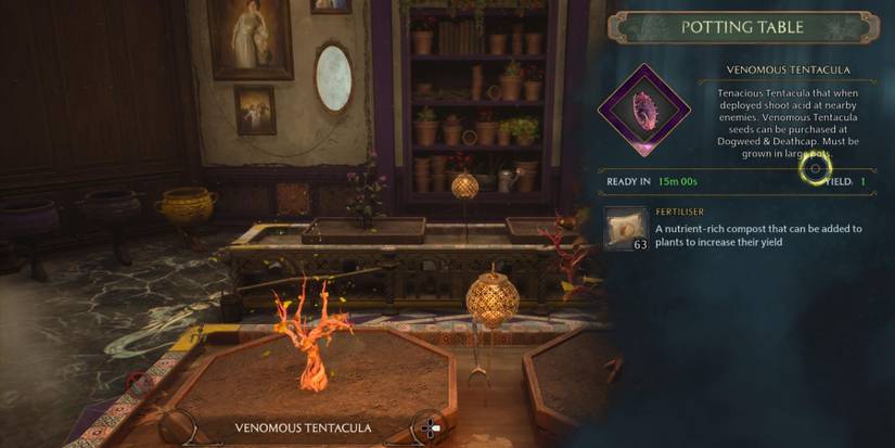 hogwarts legacy venomous tentacula