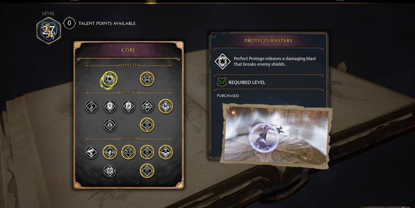 Hogwarts Legacy Protego Mastery