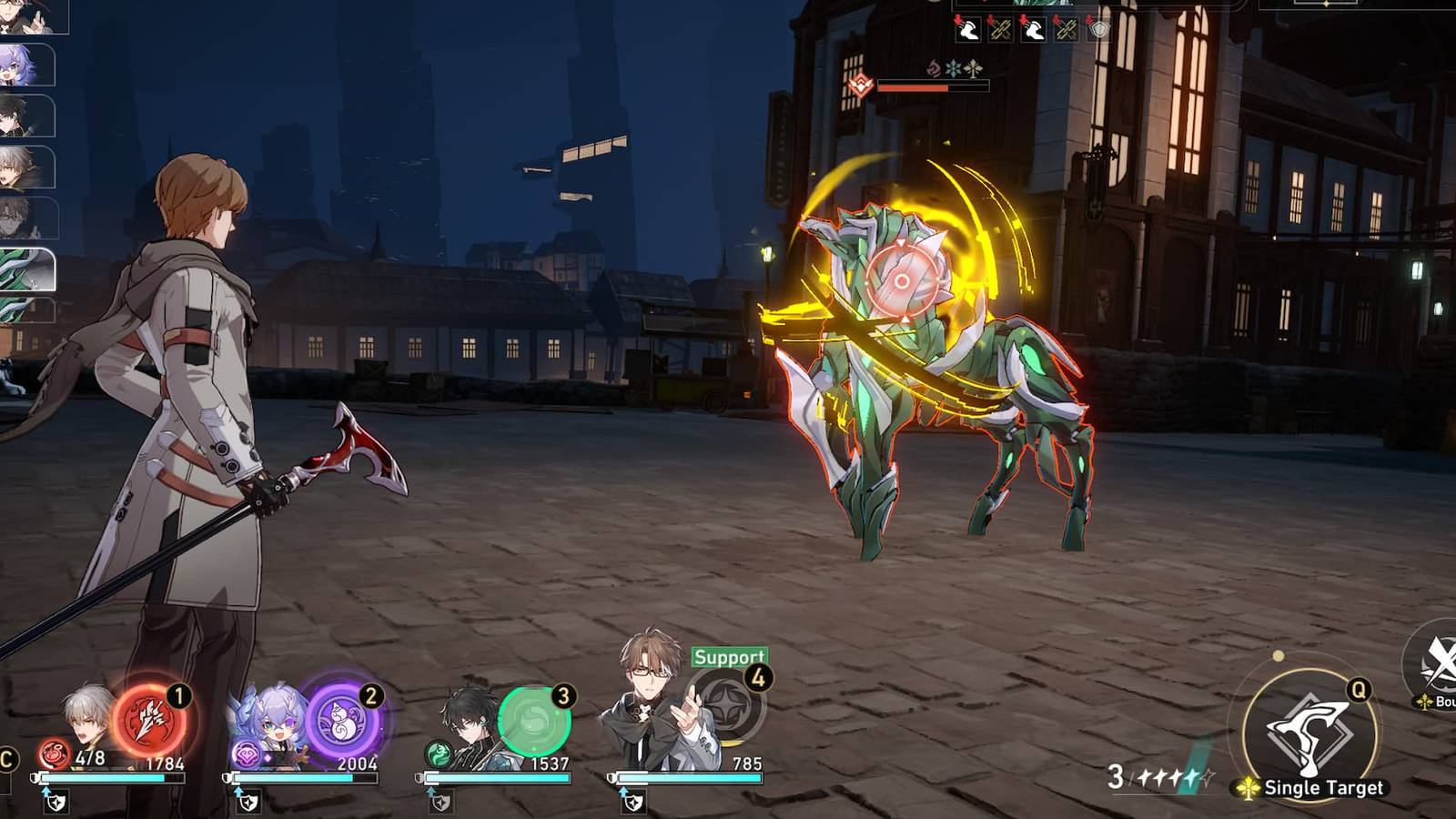 Dan Heng Slow team in Honkai: Star Rail  