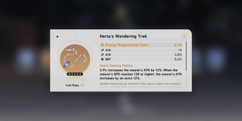 An Energy Regeneration Rate Relic in Honkai: Star Rail