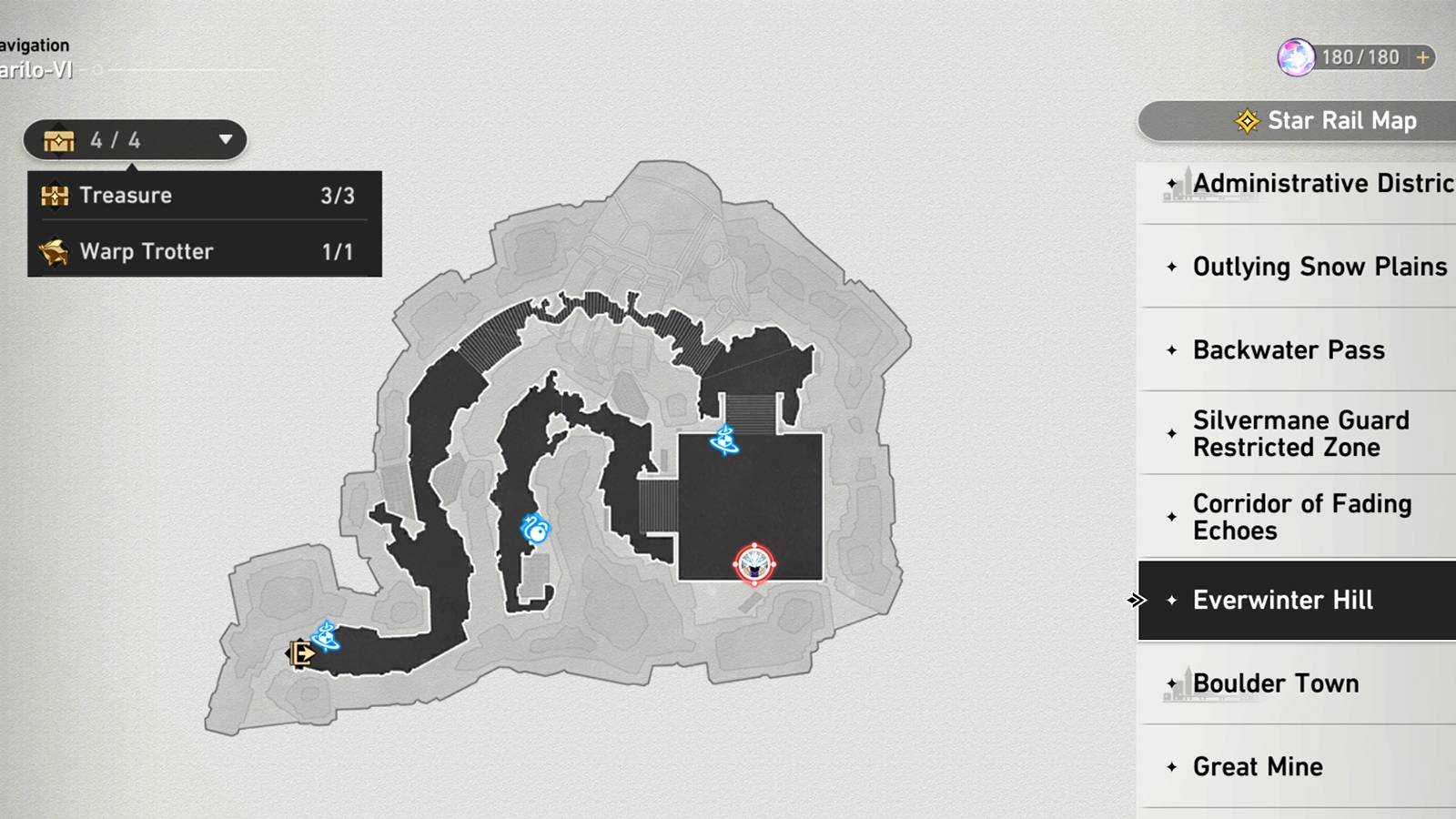 honkai star rail everwinter hill treasures and warp trotter locations