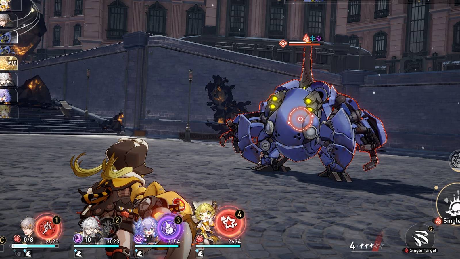 Hook fighting in Honkai: Star Rail