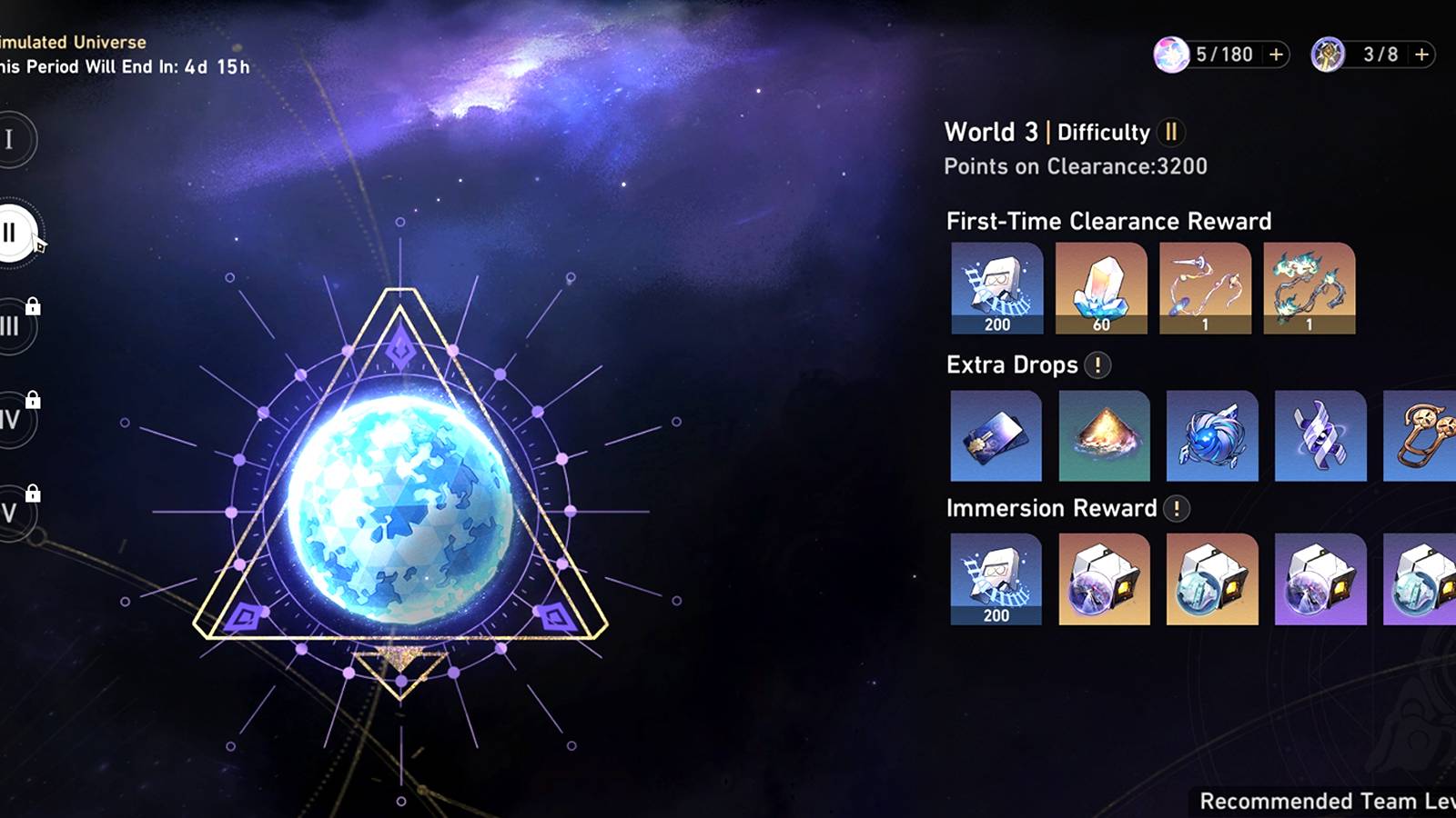 honkai star rail simulated world 3