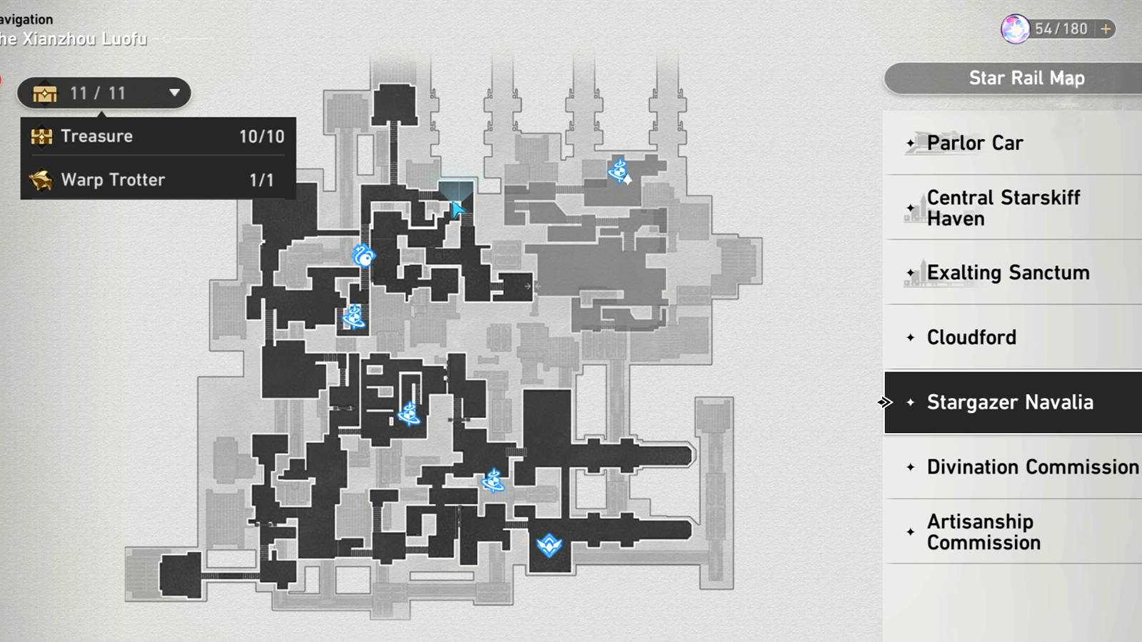 honkai star rail stargazer navalia treasures and warp trotter locations