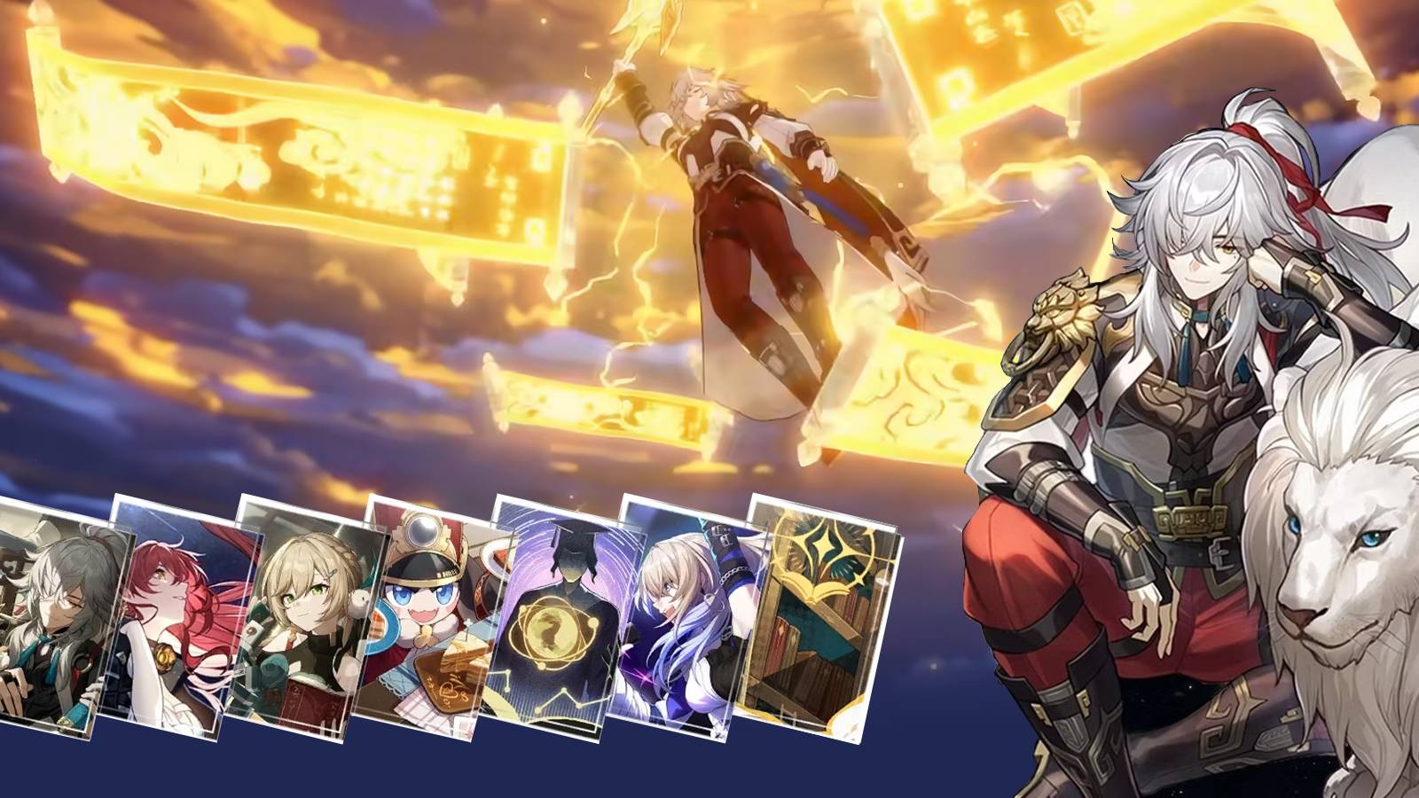 Jing Yuan and his best light cones from Honkai: Star Rail