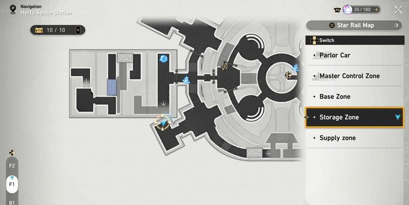 honkai star rail white robot storage zone location 2 in herta space station