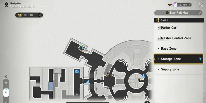 honkai star rail white robot storage zone location 3 in herta space station