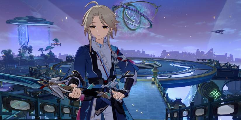 Yanqing on the Xianzhou Luofu in Honkai: Star Rail