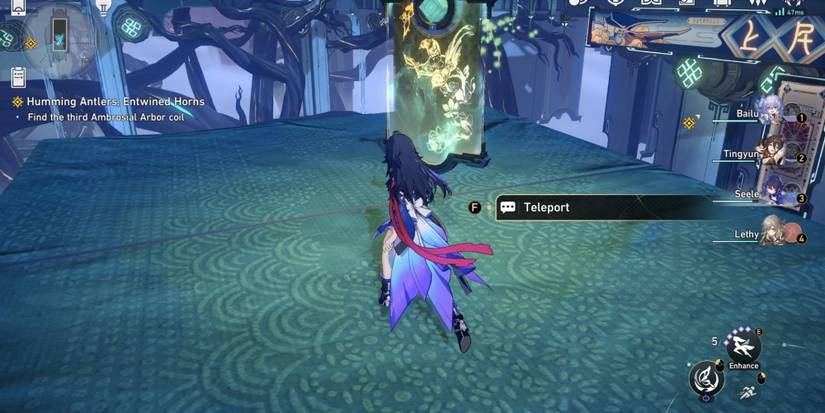 Honkai Star Rail_ Humming Antlers, Entwined Horns Jade Teleporter