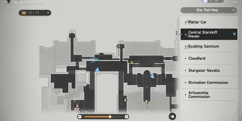 Honkai Star Rail_ Ziqiao Map