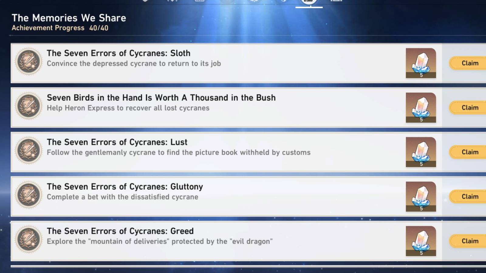 Honkai_ Star Rail - How To Get All Seven Errors of Cycranes Secret Achievements