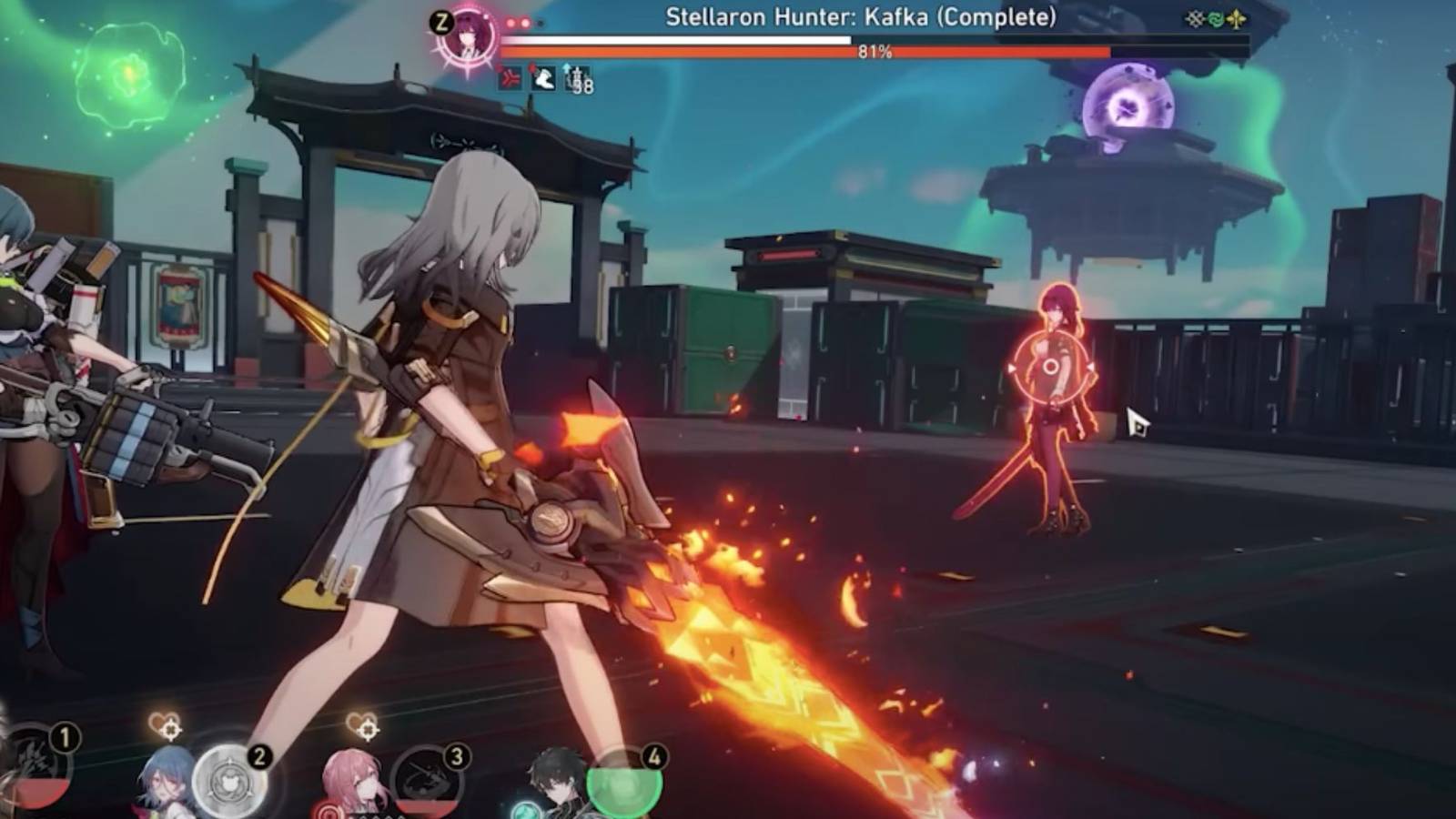 Honkai_ Star Rail – Simulated Universe 4 Kafka Fight