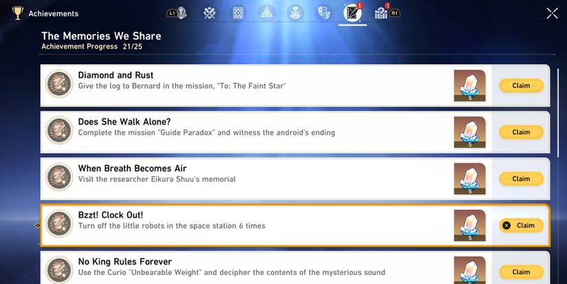how to get the bzzt clock out achievement in honkai star rail