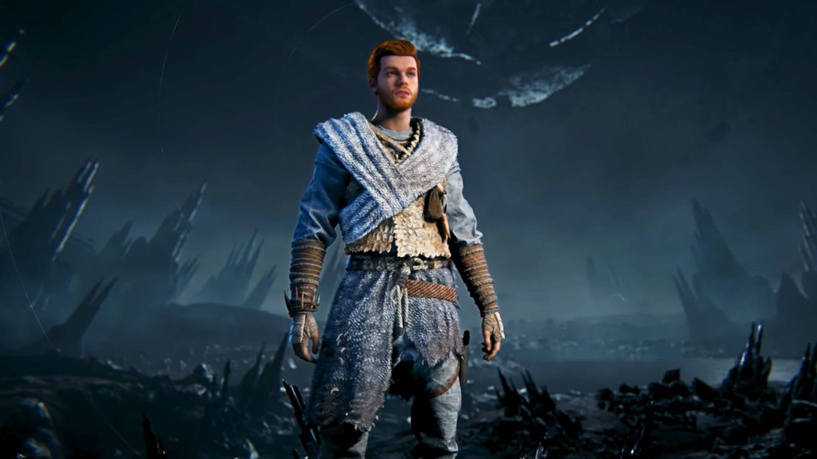 image showing the hunter outfit in star wars jedi survivor.