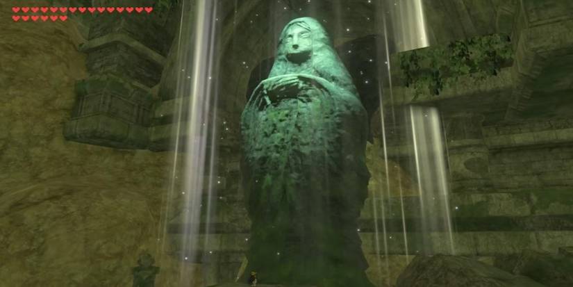 Hylia statue in Breath of the Wild