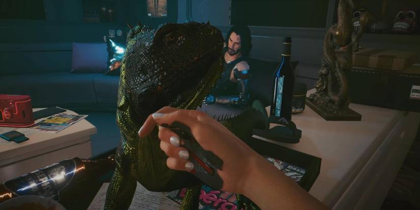 Iguana Pets Cyberpunk 2077