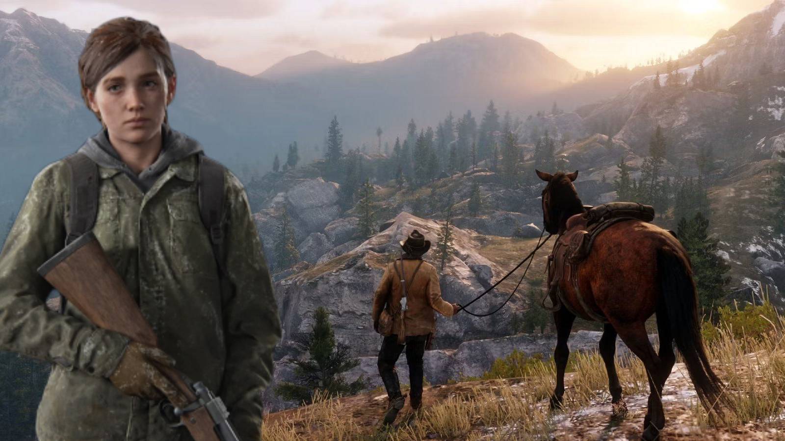 Ellie TLoU Red Dead Redemption
