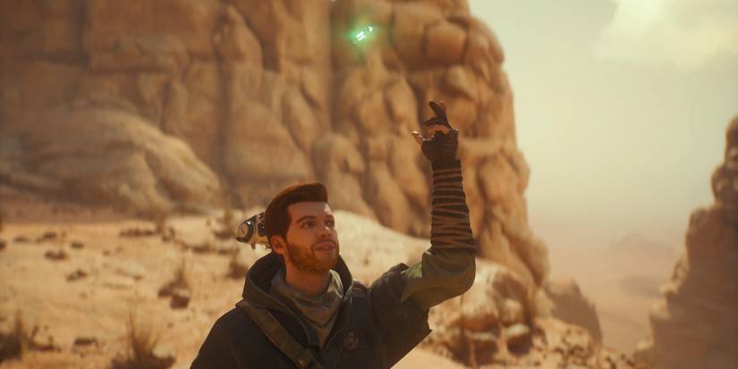 Cal catching one of bd-1's stim canisters