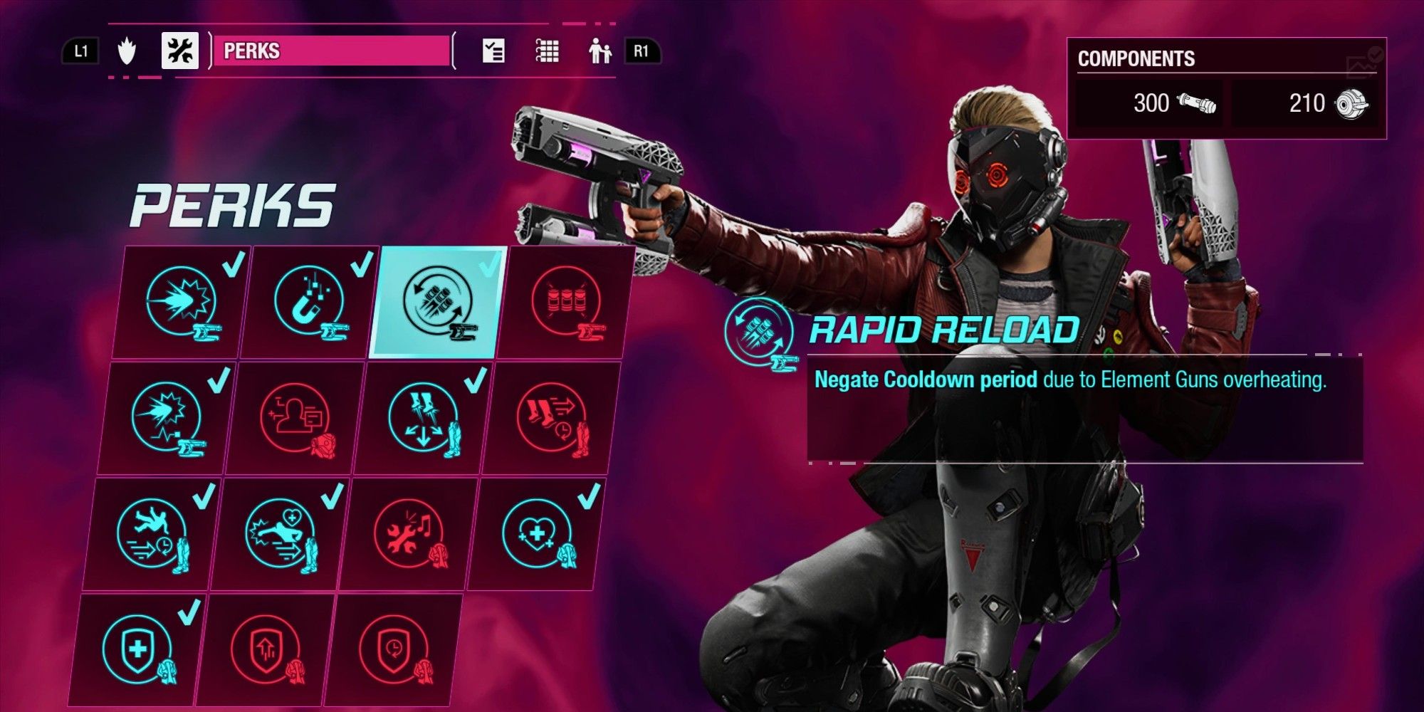 the rapid reload perk on the perks screen