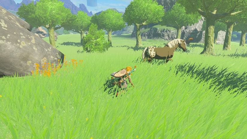 zelda tears of the kingdom horse sneaking sneak