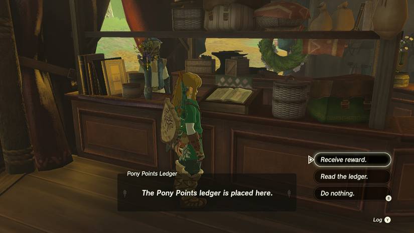 zelda tears of the kingdom pony points ledger