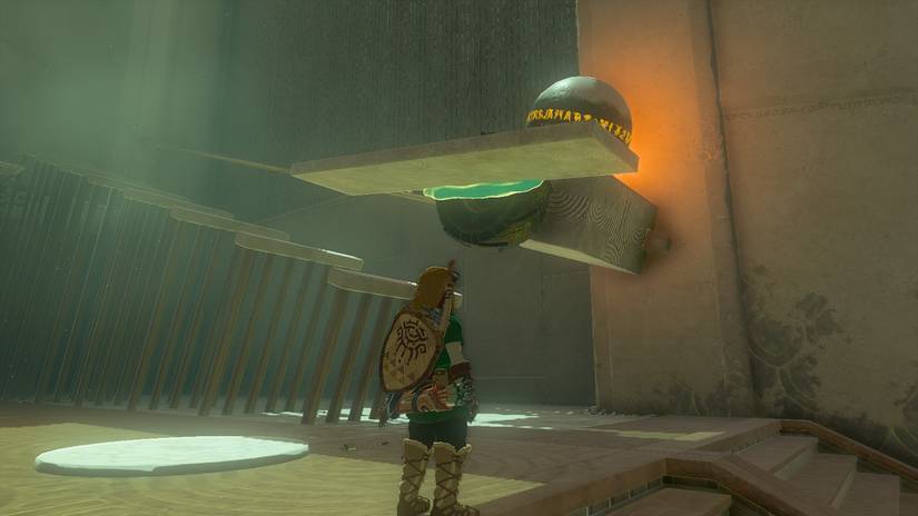 zelda tears of the kingdom tukarok shrine second puzzle assembled