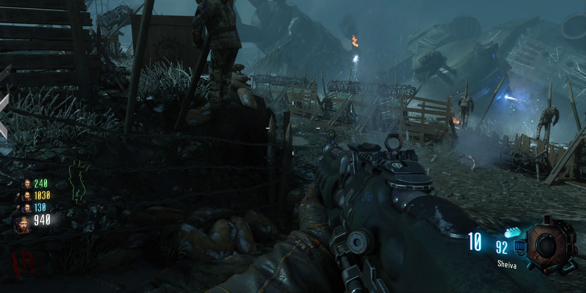 Gameplay from Call Of Duty: Black Ops 3 Zombie mode