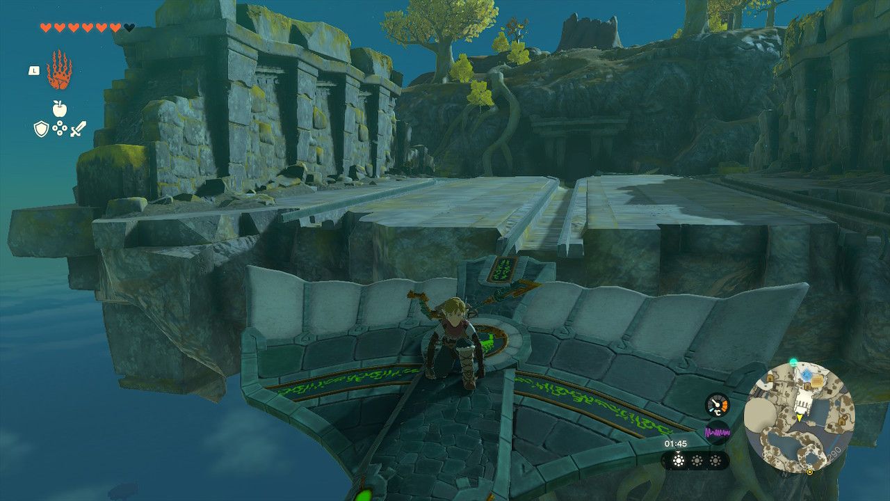 Zelda Tears of the Kingdom_Glider Launch_Sky Island