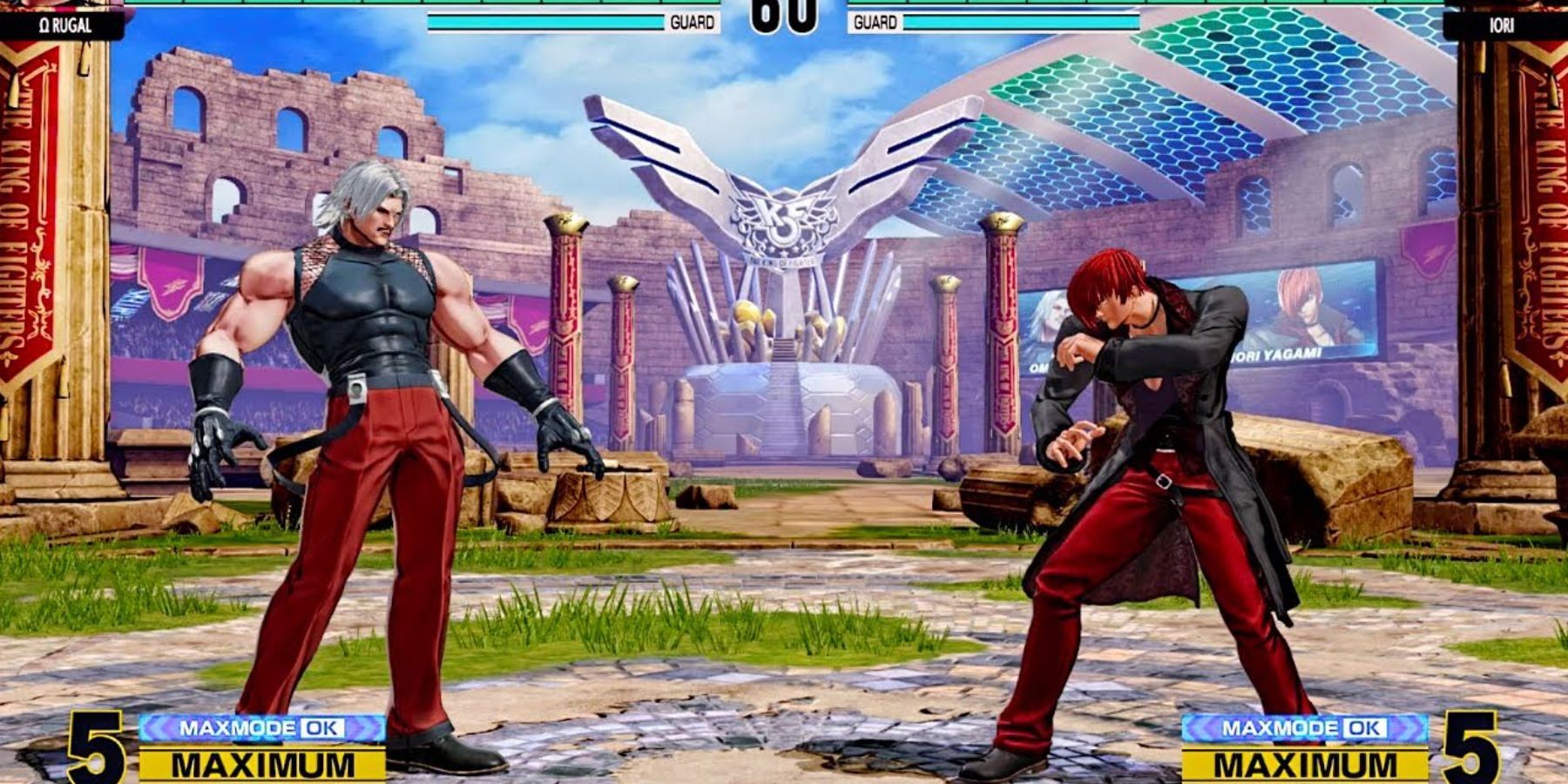 Iori battling Rugal