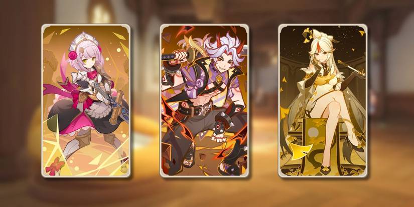 itto noelle ningguang genshin impact TCG deck