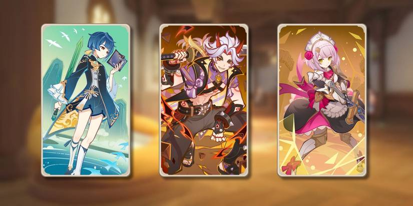 itto noelle xingqiu genshin impact TCG deck