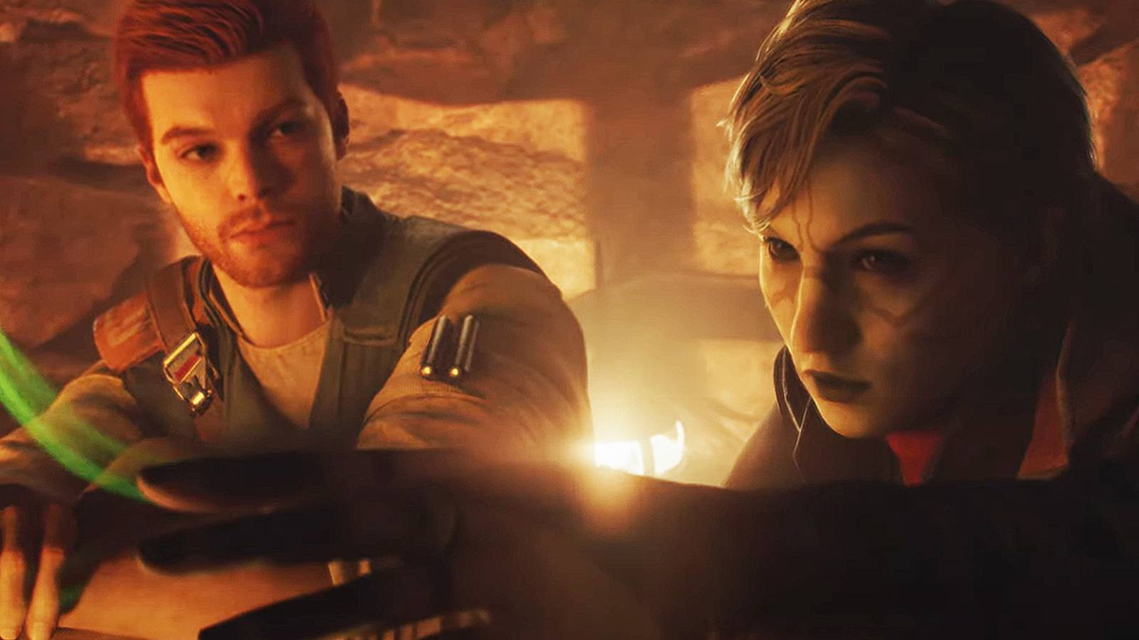 Jedi Survivor Merrin and Cal