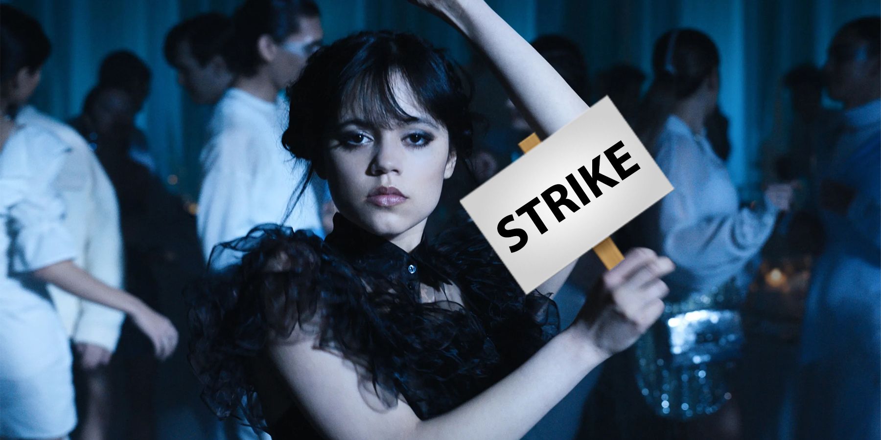 Jenna Ortega Writers Strike Wednesday