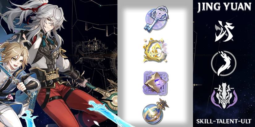 jing yuan skill-talent-ultimate materials in honkai star rail