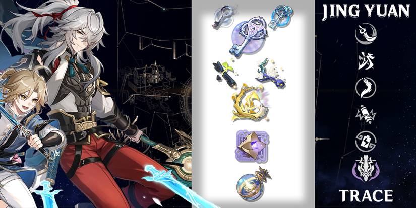 jing yuan trace materials in honkai star rail