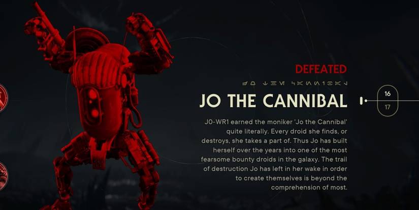 jo the cannibal character screen