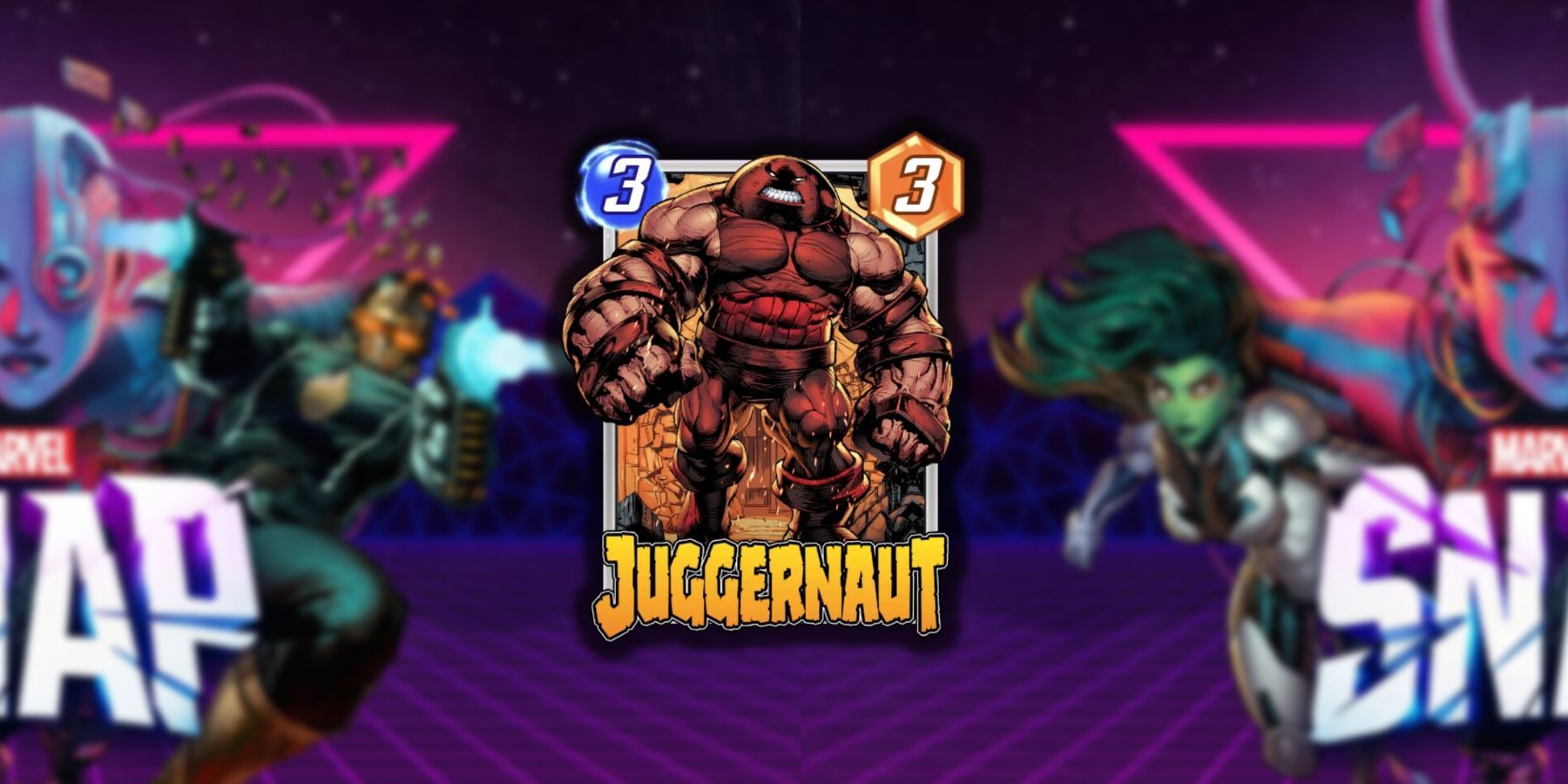 image showing juggernaut card in marvel snap.