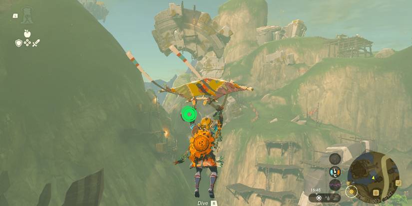 Kakariko Village gliding in