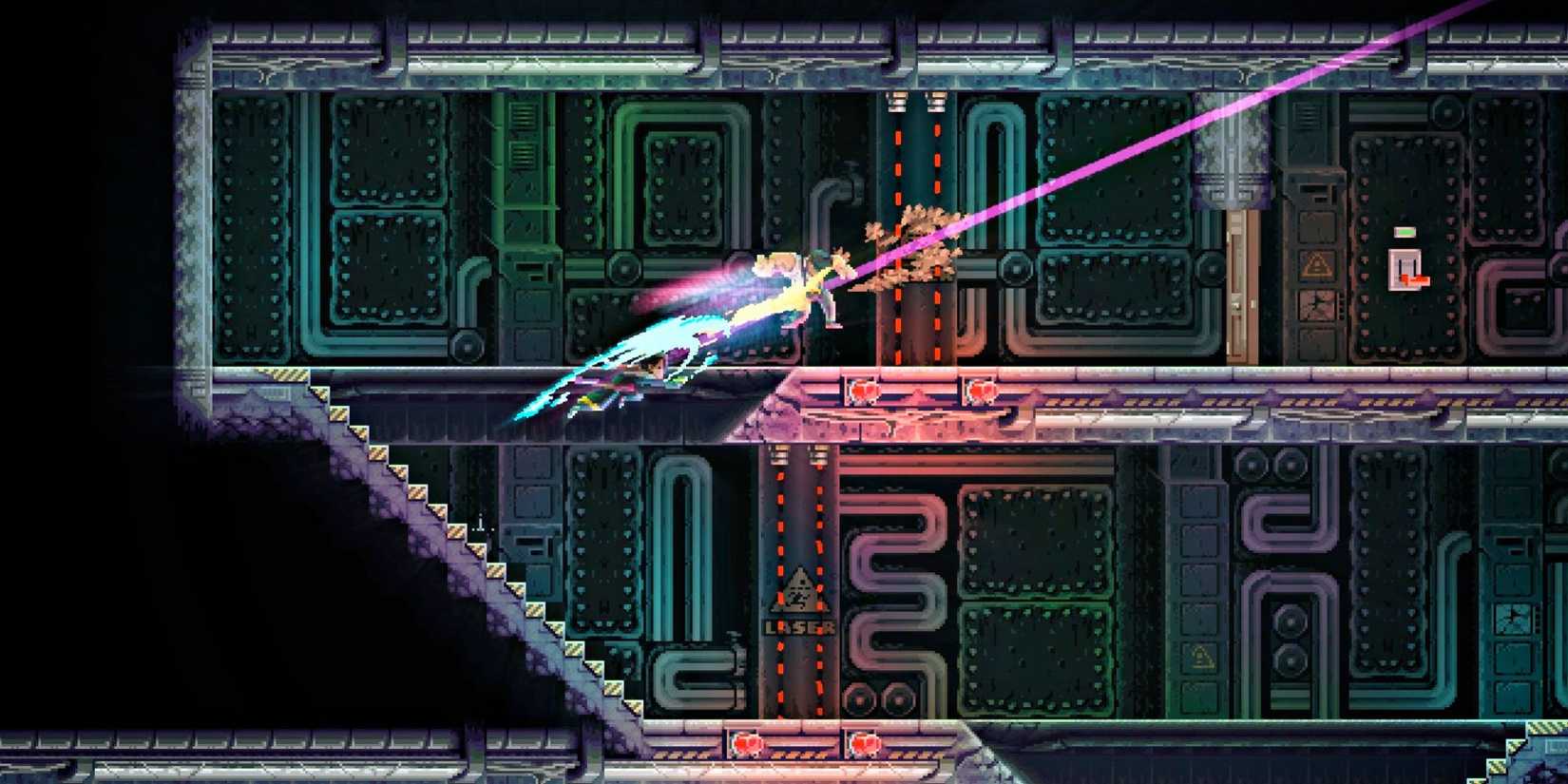 Katana Zero - Platforming and dashing in Katana Zero