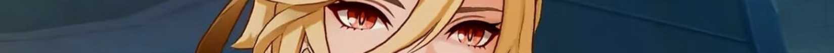 a narrow image of kaveh's eyes - genshin impact