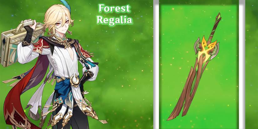kaveh using forest regalia in genshin impact