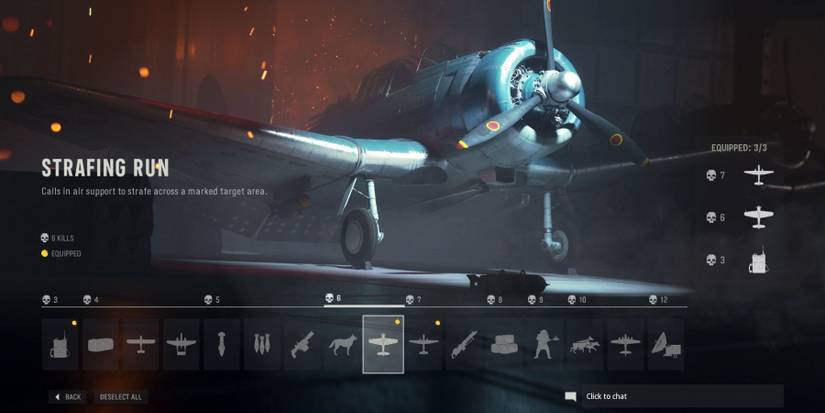 Killstreak rewards list